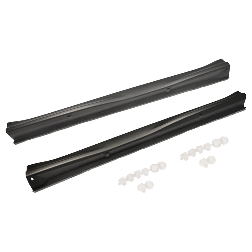 Left and Right Side Rocker Panel Trim Molding For 11-22 Outlander Sport RVR ASX - Image 1 of 4
