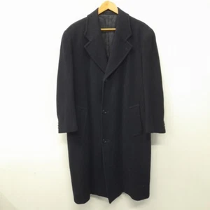 Jaegar Coat Size 50 Large Mens Navy Blue 100% Wool Casual - Picture 1 of 6