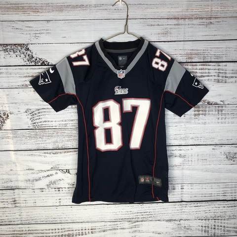 Rob Gronkowski #87 New England Patriots Nike On-Field NFL Jersey Youth Small S Cover