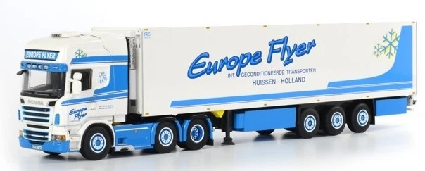 WSI SCANIA R Topline 3 Essieux avec remorque frigorifique EUROPE FLYER éche...