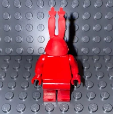 Lego Monochrome Red Mini-figures (Mr. Krabs) - Image 1 of 3