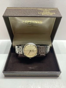 Men's Vintage Stainless Steel Manual Wind Longines Wrist Watch - Picture 1 of 9