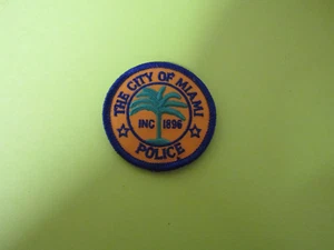 PATCH LAW ENFORCEMENT POLICE THE CITY OF MIAMI FLORIDA POLICE INC. 1896 - Picture 1 of 2