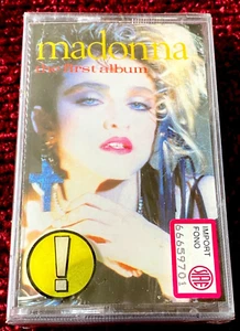 MADONNA SEALED THE FIRST ALBUM SEALED EUROPE PRICE IMPORT STICKER FONO HOLIDAY - Picture 1 of 9