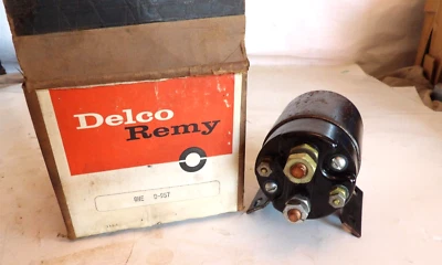Solenoide de arranque Delco Remy nuevo de stock - Olds 1953, 1956 57 58 59 GMC 1119912 D957 Foto 1 de 4