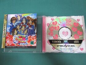 Sega Saturn -- Lovely pop 2 in 1 Jang Jang Koi Shimashow -- *JAPAN GAME*  21094 