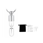 Cylinder Glass Hourglass Cremation Jewelry for Ashes Container Vial Urn Necklace