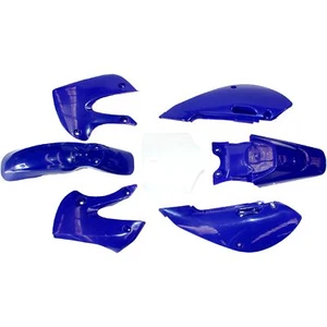Kit de guardabarros de carenado azul plásticos KLX110 125cc PIT PRO Trail Dirt Big Foot Bike - Imagen 1 de 12