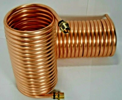 , Spirale 10m Tuyau en Cuivre 15x1mm Ø-intérieur ca.154mm Pour de Poêle 150mm - Imagen 1 de 4