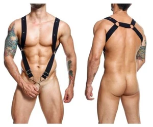 MaleBasics DMBL06 DNGEON Straigh Back Harness Color Black - Picture 1 of 11
