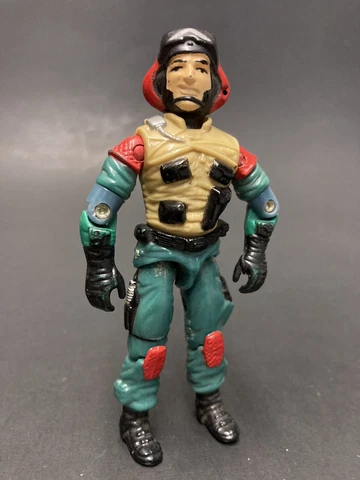 Vintage 1986 GI Joe Lift Ticket Action Figure Tomahawk Pilot Hasbro ARAH Cover