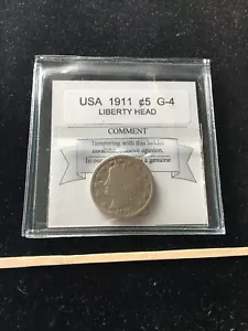 1911  USA, Liberty Head Nickel 5 Cent, - Picture 1 of 5