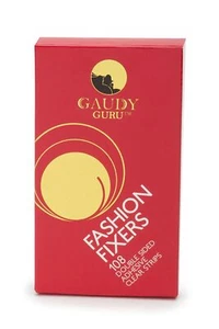 Fabric Hem Tapes (108 Pack, 3.3in x 0.5in, 30ft) Double Sided Adhesive Strips - Picture 1 of 6