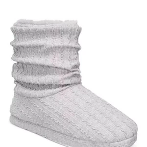 Women's Buffalo Check Slouch Boot Boxed Slippers M(7-8) - Picture 1 of 4