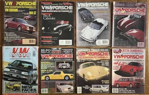 VW PORSCHE MAGAZINE LOT OF 8 FROM 1987 - 91 Scirocco 356 911 GTI Corrado 944 - Picture 1 of 9