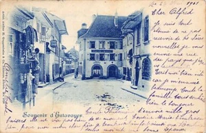 Suisse - ESTAVAYER (FR) La rue principale - Ed. Guggenheim 3708 - Picture 1 of 2