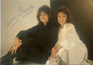 New Baccara signiert Maria Marisa Karte Original Unterschrift Signatur Autogramm - Picture 1 of 3