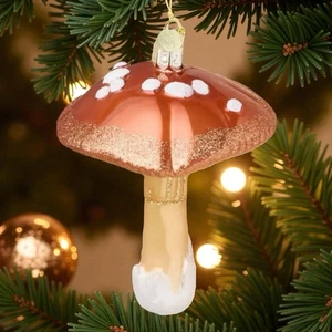 John Derian für Target Pilz Glas Ornament 2025 - Neu im Karton - Bild 1 von 6