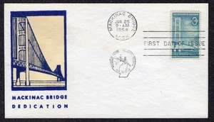 2007 Apertura ponte Mackinac (Scott 1109) - RANK II FDC TB458 - Foto 1 di 1