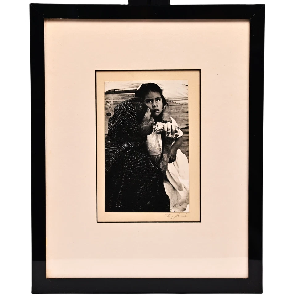 安东尼·阿尔梅达原版复古签名人道主义银明胶照片打印 — 第 1/4 张图片