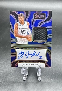 Memorabilia Autografiada Select GG Jackson 2024-25 Azul SP/49 #AM-GGJ Grizzlies - Imagen 1 de 2