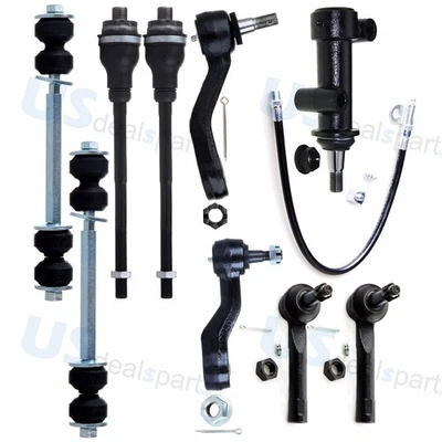 For 2001-05 2006 GMC Yukon Chevy Tahoe 9x Pitman Arm Tie Rod Ends Sway Bars - Imagem 1 de 4