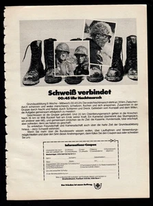 3w7968/ Alte Reklame von 1979 – BUNDESWEHR - Picture 1 of 1