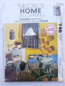 McCalls Sewing Pattern 3142 Kitchen Decor incl Chair Bows, Curtains, Placemats - Picture 1 of 6