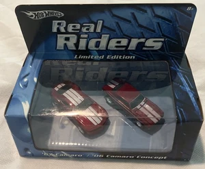 Hot Wheels Real Riders Limited Edition 67 Camaro 06 Camaro Concept Dark Red RRs - Picture 1 of 4
