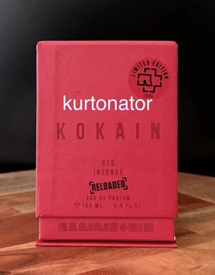 Rammstein Cocaína ROJO INTENSO RECARGADO Eau de Parfum Spray NUEVO 3.4 fl. oz Vendedor de EE. UU. Foto 1 de 4