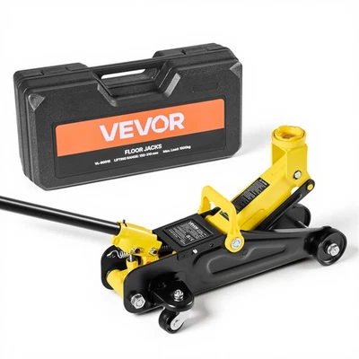 VEVOR Low Profile Floor Jack Steel Hydraulic Car Jack 1.5 Ton Single Piston Pump Foto 1 de 4