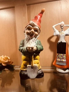 Vintage Gotz Garden Gnomes blown mold plasticFigure Germany, - Picture 1 of 10
