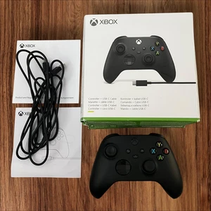 Mando Xbox Series X/S Negro Carbono Cable USB-C En Caja Inalámbrico Windows PC - Imagen 1 de 11