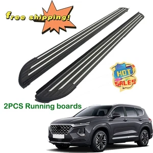 Fits for Hyundai Santa Fe Sport 2013-2018 Door Side Step Nerf Bar Running Board - Picture 1 of 7