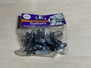Unopened Packet Antique Finished Indians Toy Soldiers by Zodiac Toys Hong Kong - Picture 1 of 10