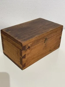 Magnifique Coffret Boîte De Rangement Avec Compartiments En Bois - Picture 1 of 11