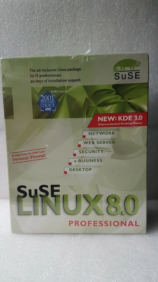 SuSe LINUX 8.0 PROFESSIONAL SOFTWARE - New:KDE 3.0 Unprecedented Desktop Power - Image 1 of 4