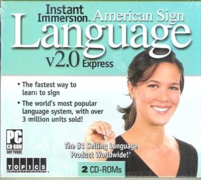 American Sign Language 2 CD ROM Set v2.0 Express Instant Immersion - Image 1 of 2