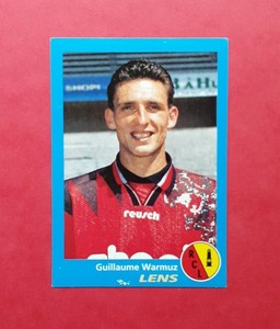 GUILLAUME WARMUZ #133 RC LENS PANINI FOOT 96 SEASON 1995-1996