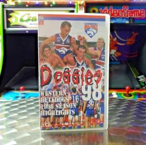 Doggies 98: Western Bulldogs 1998 Season Highlights - AFL VHS Video Tape - Picture 1 of 4