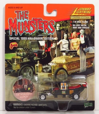 Johnny Lightning Frightning Lightnings 1999 Halloween The Munsters Koach Model - Image 1 of 4