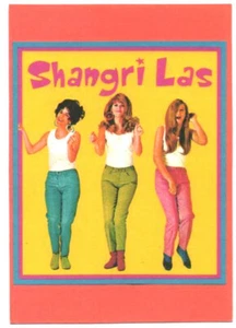 SHANGRI-LAS A3 CARD PRINT. Girl Groups, 60's pop. - Bild 1 von 1