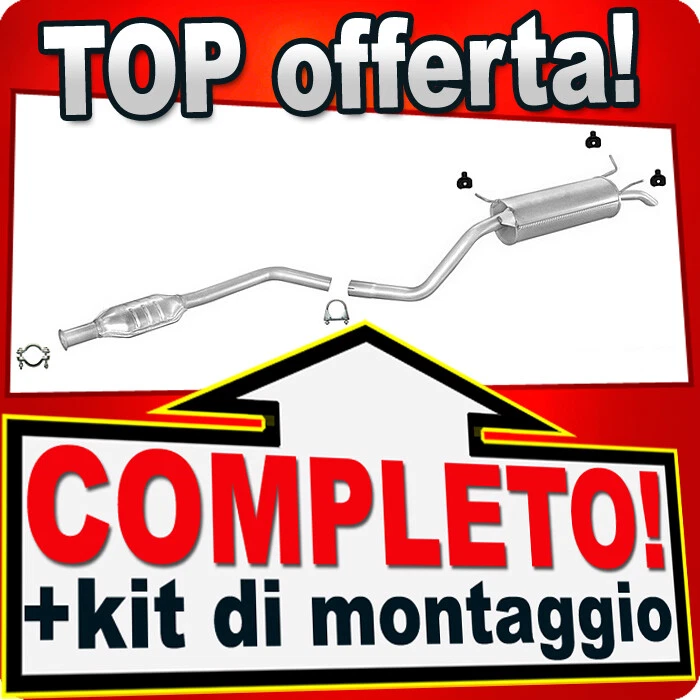 Scarico Completo per RENAULT MEGANE I 1.6 1.9 DCI 2.0 Coupe Cabriolet Marmitta - Immagine 1 di 1