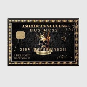 Get Rich or Die Trying Motivation Wandbild XXL Canvas Leinwand Poster Acrylglas - Bild 1 von 15