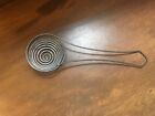Vintage Farmhouse Metal Wire Coiled Beehive Egg Separator Dipper