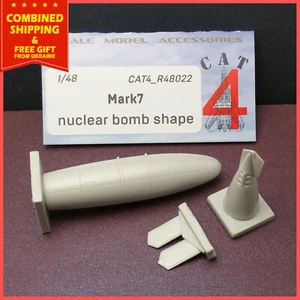 CAT4 R48022 - 1/48 Mark7 MK7 Thor Nuclear Tactical Bomb Shape Resin Set USAF - Picture 1 of 2