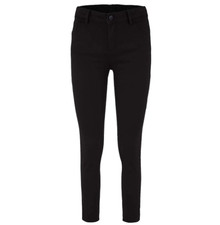 Armani Exchange Women's Super Skinny Straight Leg Jean Pants, -black denim, 25 S