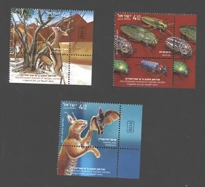 2020 Israel Scott #2272-74, Exponate of Natural History, with tabs, MNH - Bild 1 von 1