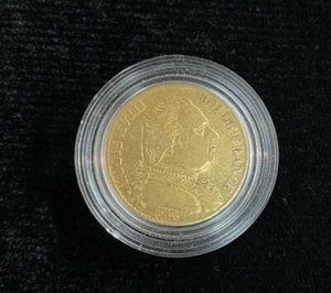Moneda de Oro 1815-A Francia Luis XVIII 20 francos buen estado - Imagen 1 de 2
