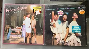 POINTER SISTERS ~ ENERGY & BREAK OUT ~ 2 LPS PLANET SHRINK & STICKER - Picture 1 of 4